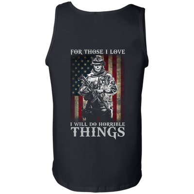 Veteran For Those I love shirt, tank top, back side