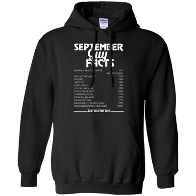September guy facts servings per container shirt