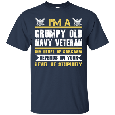 I'm A Grumpy Old Navy Veteran shirt, tank, sweater