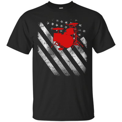 America Flag Drum shirt/hoodie/tank top - ifrogtees