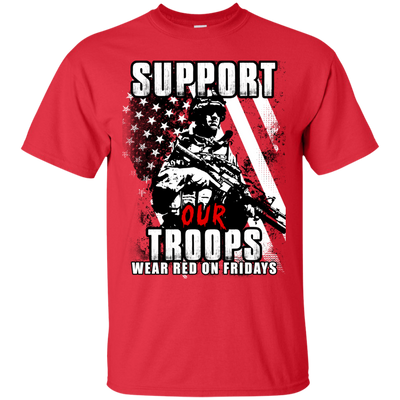 Red shirt Friday: Support Our Troops Shirt, Hoodie, Tank