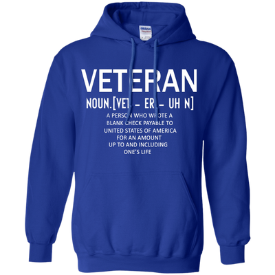 Veteran Definition Shirt, Hoodie, Tank
