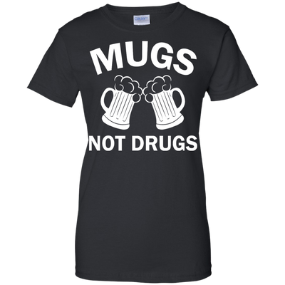 Funny St. Patrick's day: Cheers Mugs Not Drugs Shirt, Hoodie, Tank