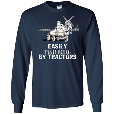 Easily distracted by tractors shirt, hoodie, tank