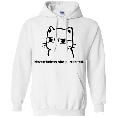 Funny Cat Nevertheless she purrsisted shirt, tank
