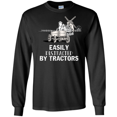 Easily distracted by tractors shirt, hoodie, tank