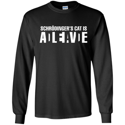 Schrodinger's Cat Is ALIVE shirt, tank, racerback