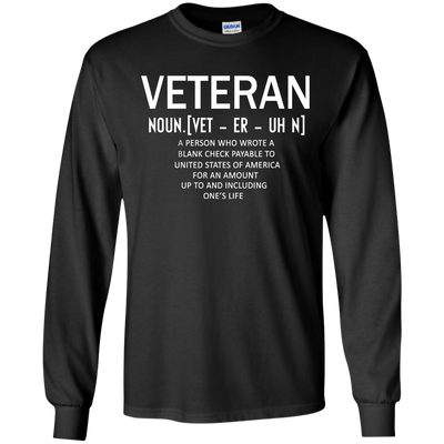 Veteran Definition Shirt, Hoodie, Tank