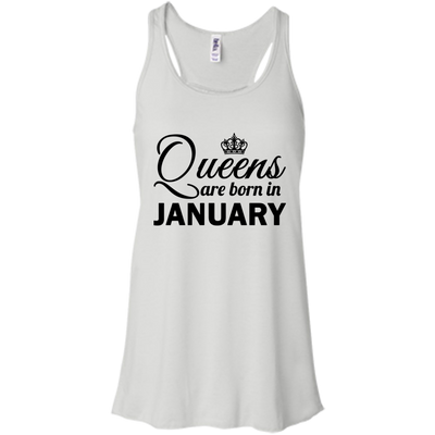 Queens are born in January shirt, tank top, sweater