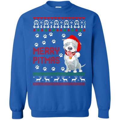 Merry Pitmas Pitbull Christmas Sweater, Shirt, Hoodie
