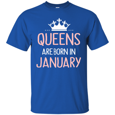 Queens are Born in January Shirt, Hoodie, Tank Top