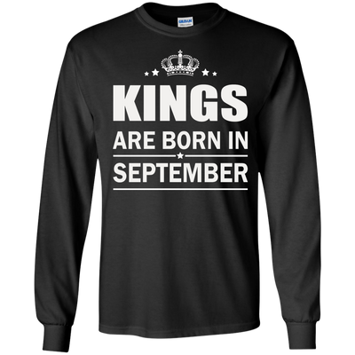 Kings are born in September Shirt, Hoodie, Tank