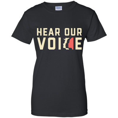 Women's March: Hear our voice shirt