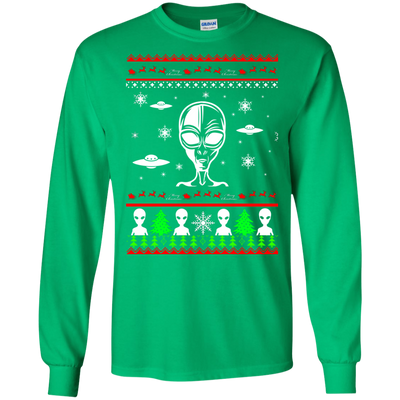Alien Ugly Christmas Sweater, Funny Alien Christmas Sweater, Shirt