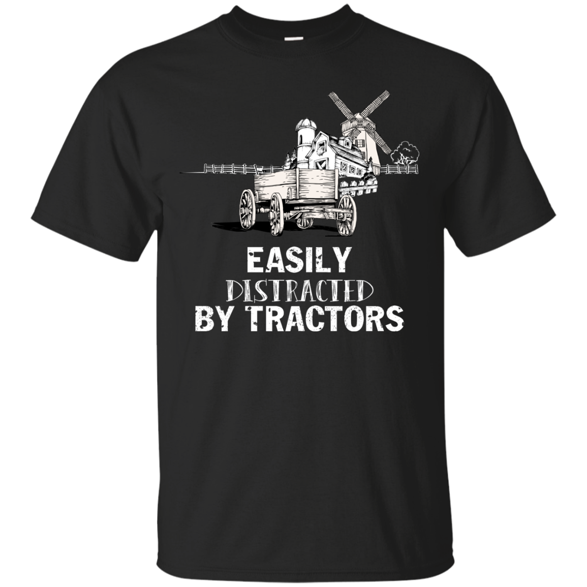Easily distracted by tractors shirt, hoodie, tank