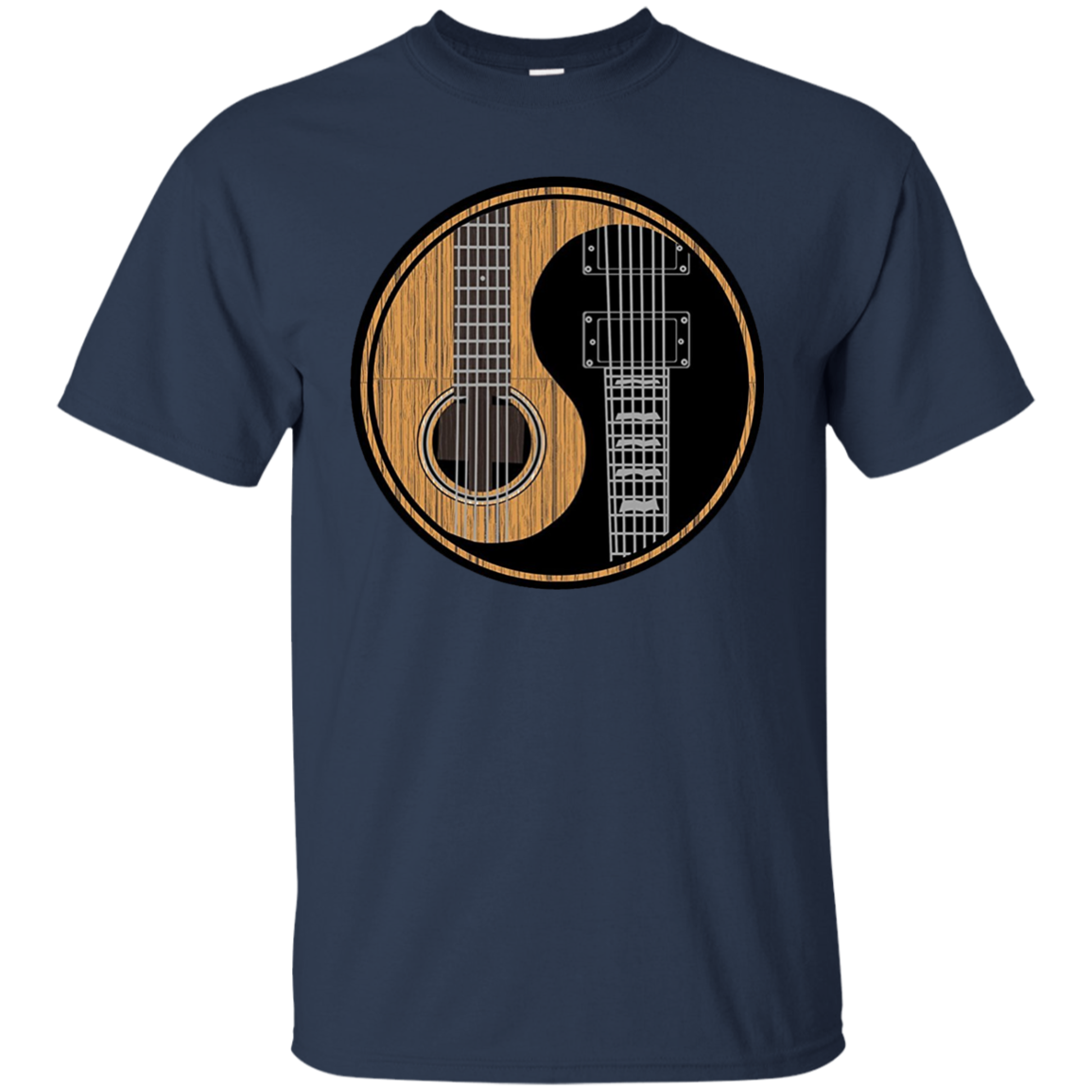 Martin yin-yang rock guitar shirt