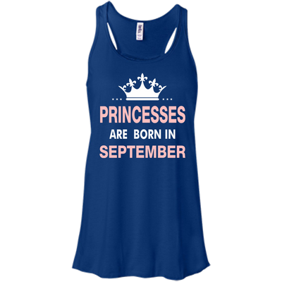 Princesses Are Born in September Shirt, Hoodie, Tank