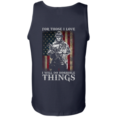 Veteran For Those I love shirt, tank top, back side