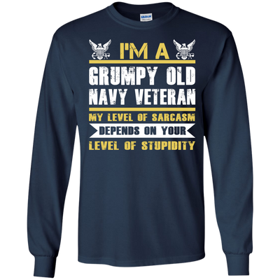 I'm A Grumpy Old Navy Veteran shirt, tank, sweater