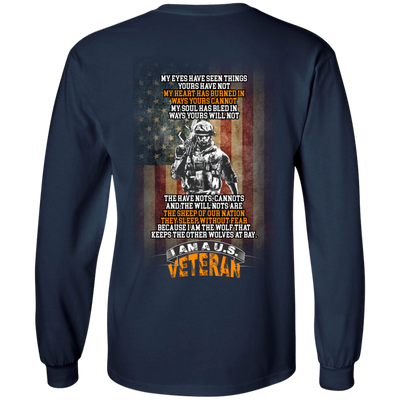 Veteran: My eyes have seen things yours have not shirt, tank