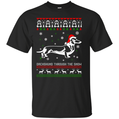 Dachshund Through The Snow Sweater, Shirt, Hoodie