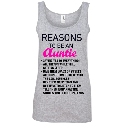 Reasons to be an Auntie shirt, tank, hoodie