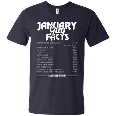 January guy facts servings per container shirt, tank, long sleeve
