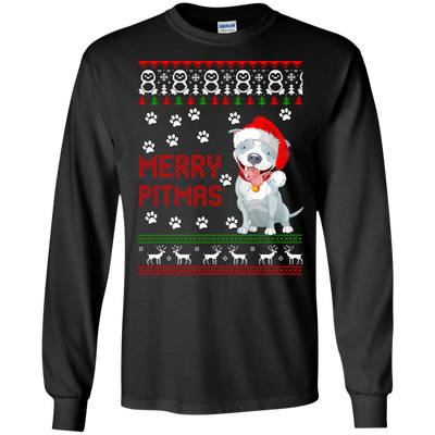 Merry Pitmas Pitbull Christmas Sweater, Shirt, Hoodie