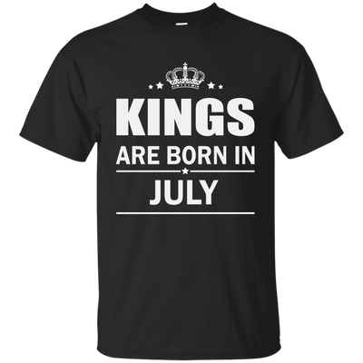 Kings are born in July Shirt, Hoodie, Tank