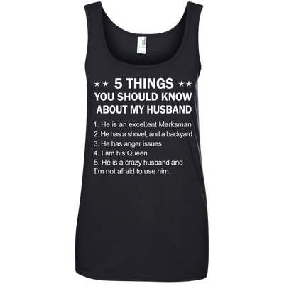 5 things you should know my husband shirt, hoodie, tank