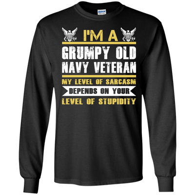 I'm A Grumpy Old Navy Veteran shirt, tank, sweater