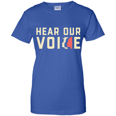 Women's March: Hear our voice shirt