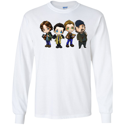 Supernatural: Sam Dean Castiel Idjit Chibi shirt, hoodie