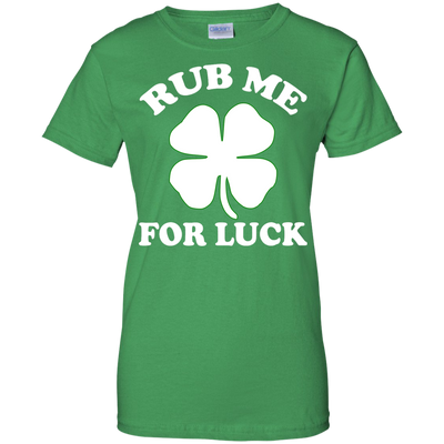 St. Patrick's Day: Rub Me For Luck Shamrock Shirt, Hoodie, Tank