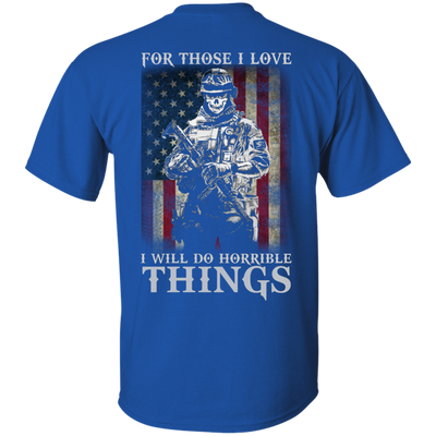 Veteran For Those I love shirt, tank top, back side