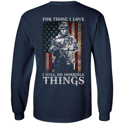 Veteran For Those I love shirt, tank top, back side