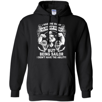 Sailor Popeye : I Had the Right to Remain Silent Shirt, Hoodie, Tank