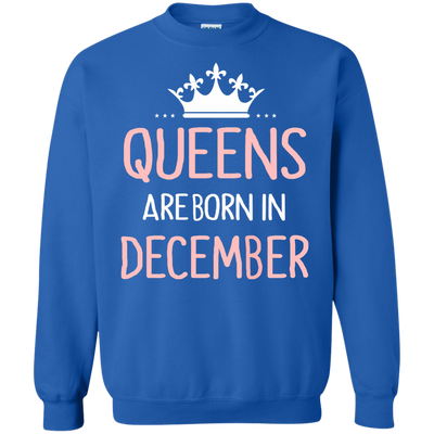 Queens are Born in December Shirt, Hoodie, Tank Top