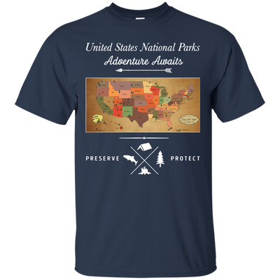 United State National Parks Map shirt, hoodie