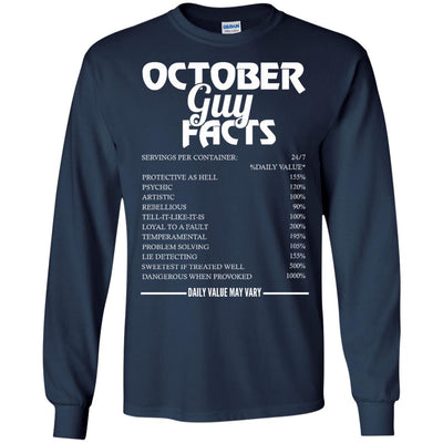 October guy facts servings per container shirt