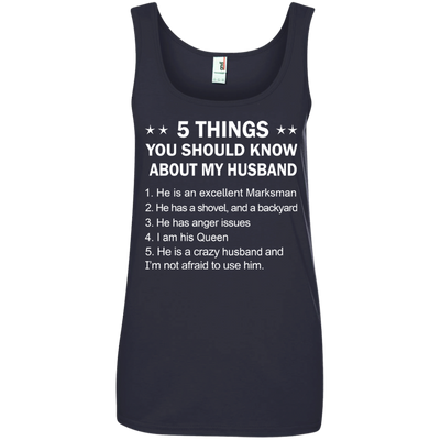 5 things you should know my husband shirt, hoodie, tank
