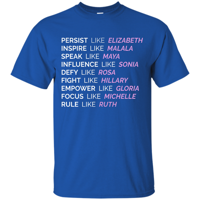 Persist like Elizabeth Inspire like Malala shirt, tank