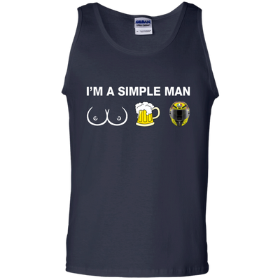 VR46: I'm a simple man I like boobs, beer and helmet shirt, hoodie, tank