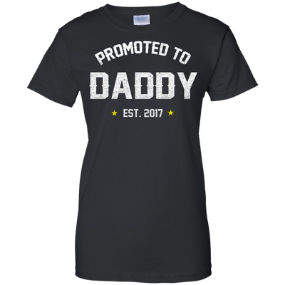 Promoted To Daddy 2017 Shirt, Tank, Sweater