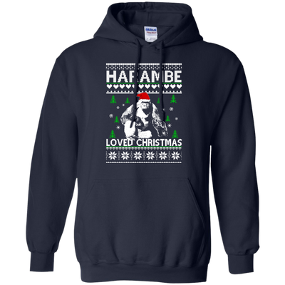 Harambe Loved Christmas Sweater, T-shirt, Hoodie