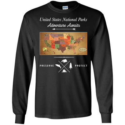 United State National Parks Map shirt, hoodie
