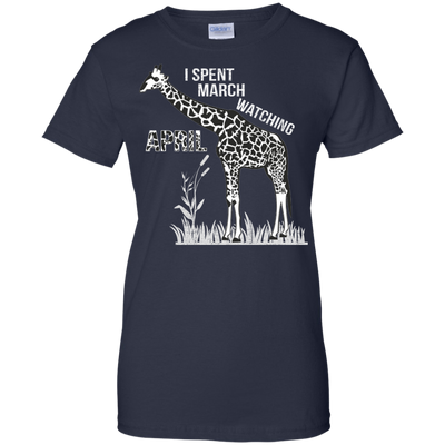 Giraffe: I Spent March Watching April shirt, sweater, tank