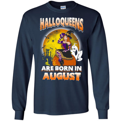 Halloqueens are born in August shirt, hoodie, tank