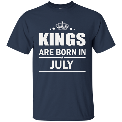 Kings are born in July Shirt, Hoodie, Tank