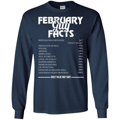 February guy facts servings per container shirt